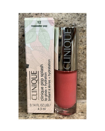 Clinique Pop Splash Lip Gloss + Hydration 4.3 ml 12 Rosewater Pop. Lip Gloss