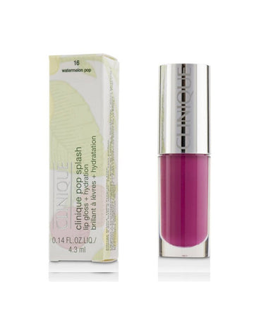 CLINIQUE POP SPLASH # 16 WATERMELON POP 4.3ML CLINIQUE POP SPLASH LIP GLOSS
