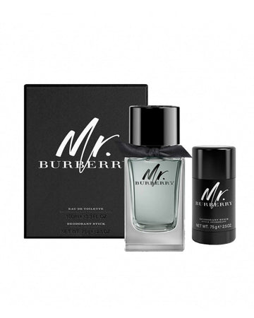 MR BURBERRY SET (EDT 100ML +DEO STICK 75ML)