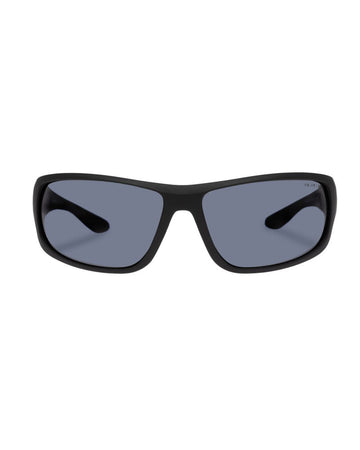 Cancer Council Grose Vale Black Rubber/Smoke Polarised Lenses