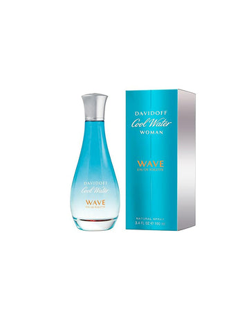 Cool Water Wave By Davidoff For Women. Eau De Toilette Spray 3.4-Ounces