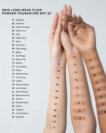 Bobbi Brown Skin Long-Wear Fluid Powder Foundation SPF20 -Chestnut