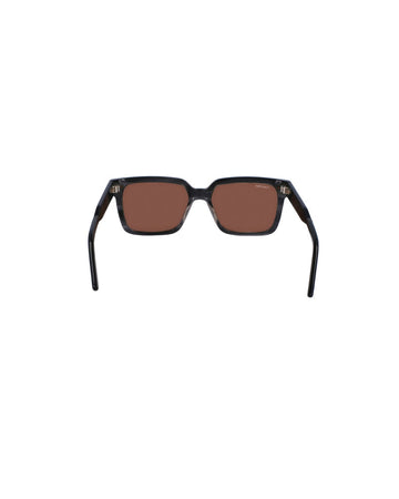 Calvin Klein Men's Ck22535s Rectangular Sunglasses 55 - Striped Gray