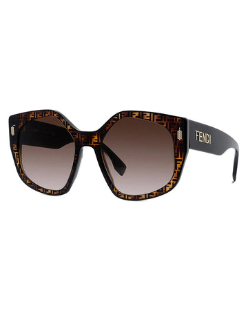 Fe40017i@5555b# Metal Coloured Havana/gradient Smoke 55 F