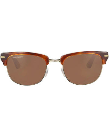SERENGETI CHADWICK - SS562003 SHINY CLASSIC HAVANA SHINY LIGHT GOLD METAL | SUNGLASSES MAN