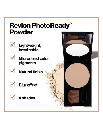 Revlon Face Powder, PhotoReady Blurring Face Makeup Light Medium