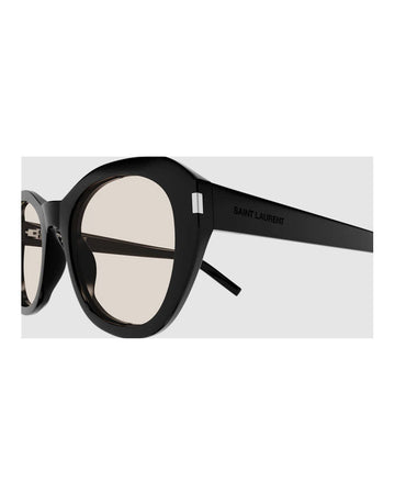 SAINT LAURENT SUNGLASSES SL 604-001 - BLACK - YELLOW