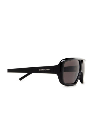 SAINT LAURENT  Black Irregular Ladies Sunglasses SL 569 Y 001 63