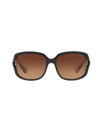 Coach HC8169 535313-57 Black / Brown Gradient Lenses