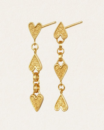 AMORE EARRINGS 18K GOLD VERMEIL TS893E-GVPL