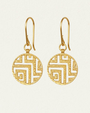 GRECA EARRINGS 18K GOLD VERMEIL TS992E-GVPL